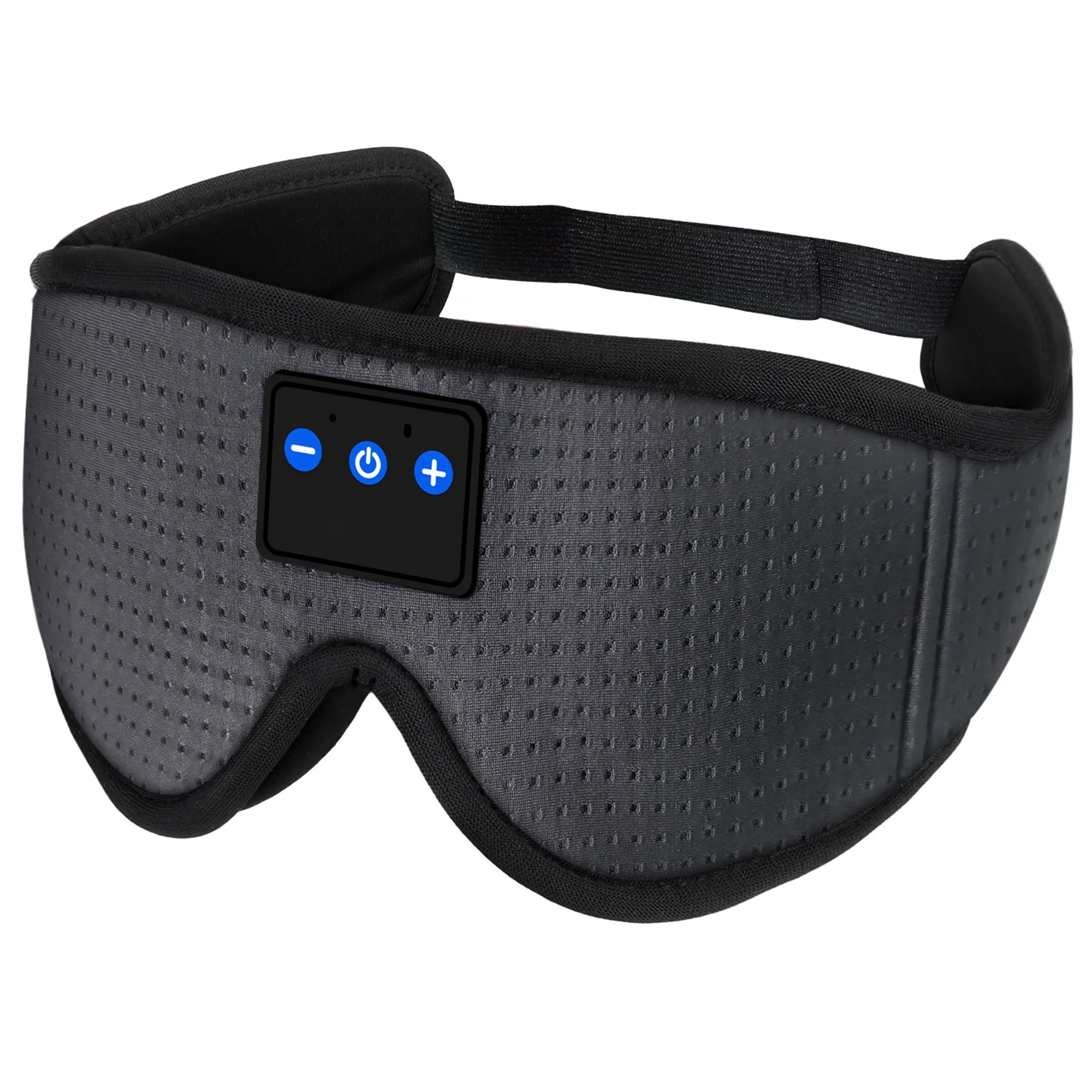 Smart Light-Shielding Eye Mask with 3D Music & Bluetooth 5.4 3
