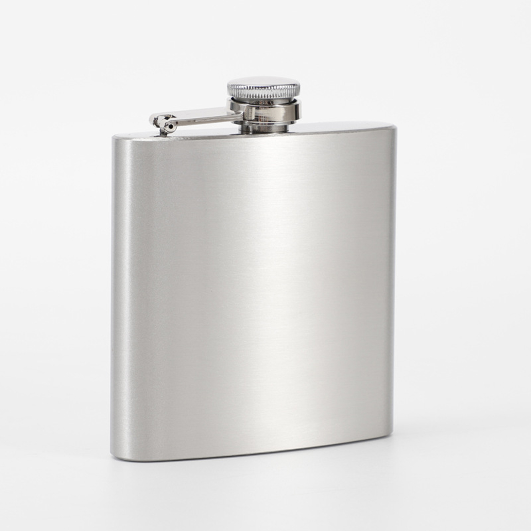8 Oz Stainless Steel Flask, custom water bottle with logo imprint 1