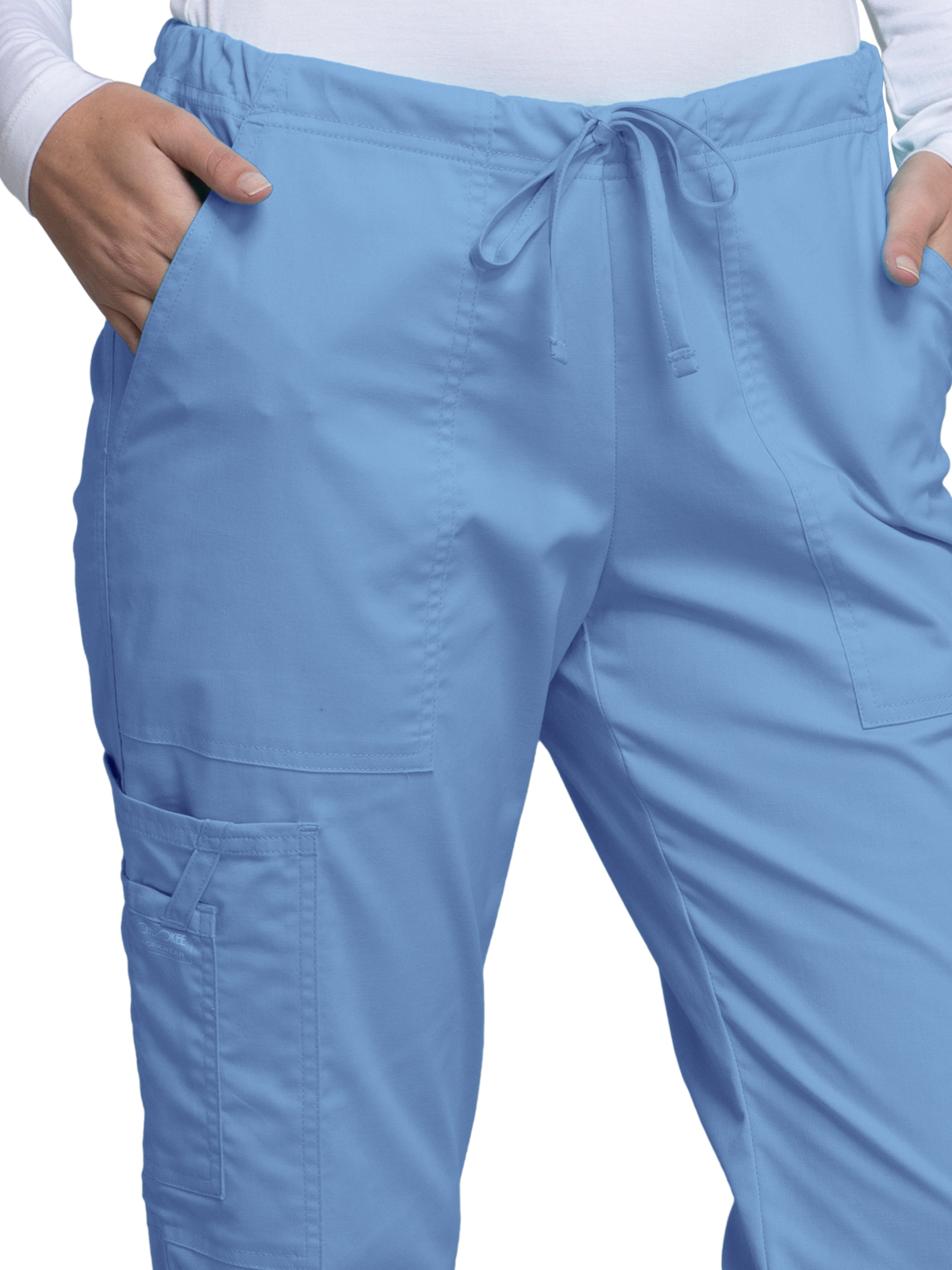 Cherokee - Workwear Core Stretch - Mid Rise Drawstring Cargo Pant 20