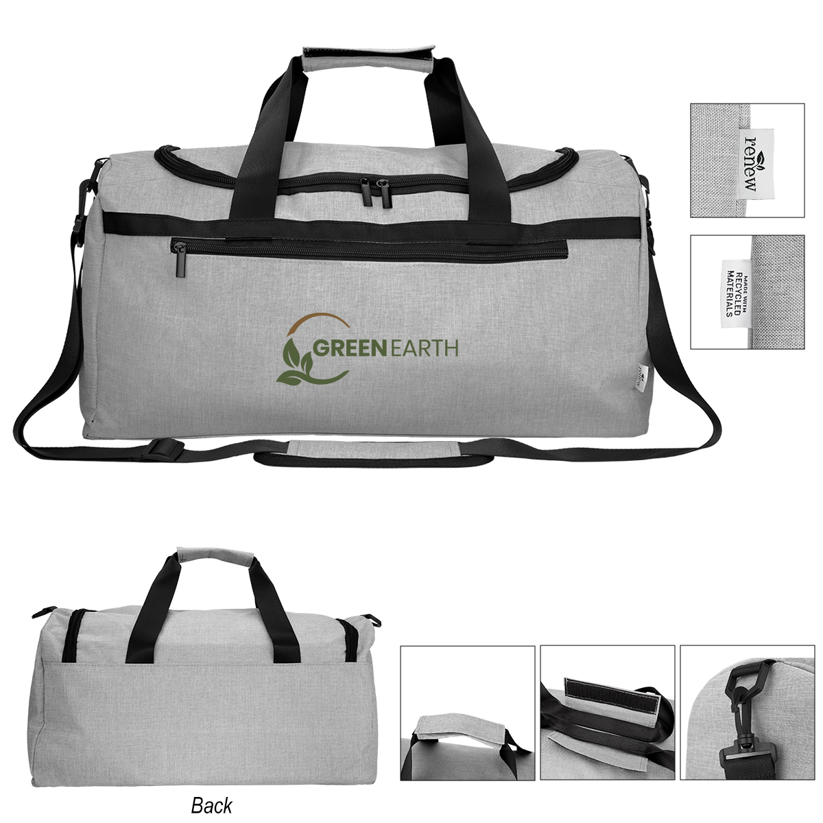 Habitat rPET Heathered Duffel Bag 3