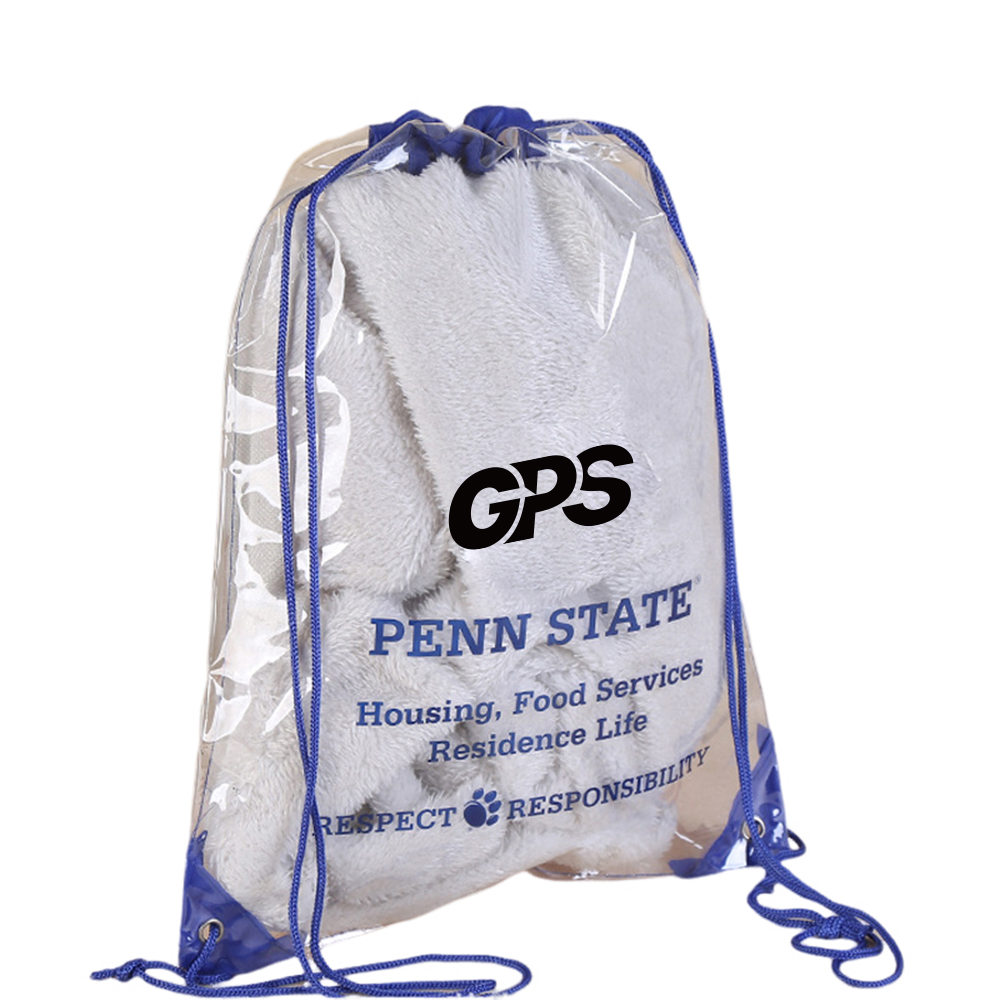 PVC Clear Drawstring Backpack