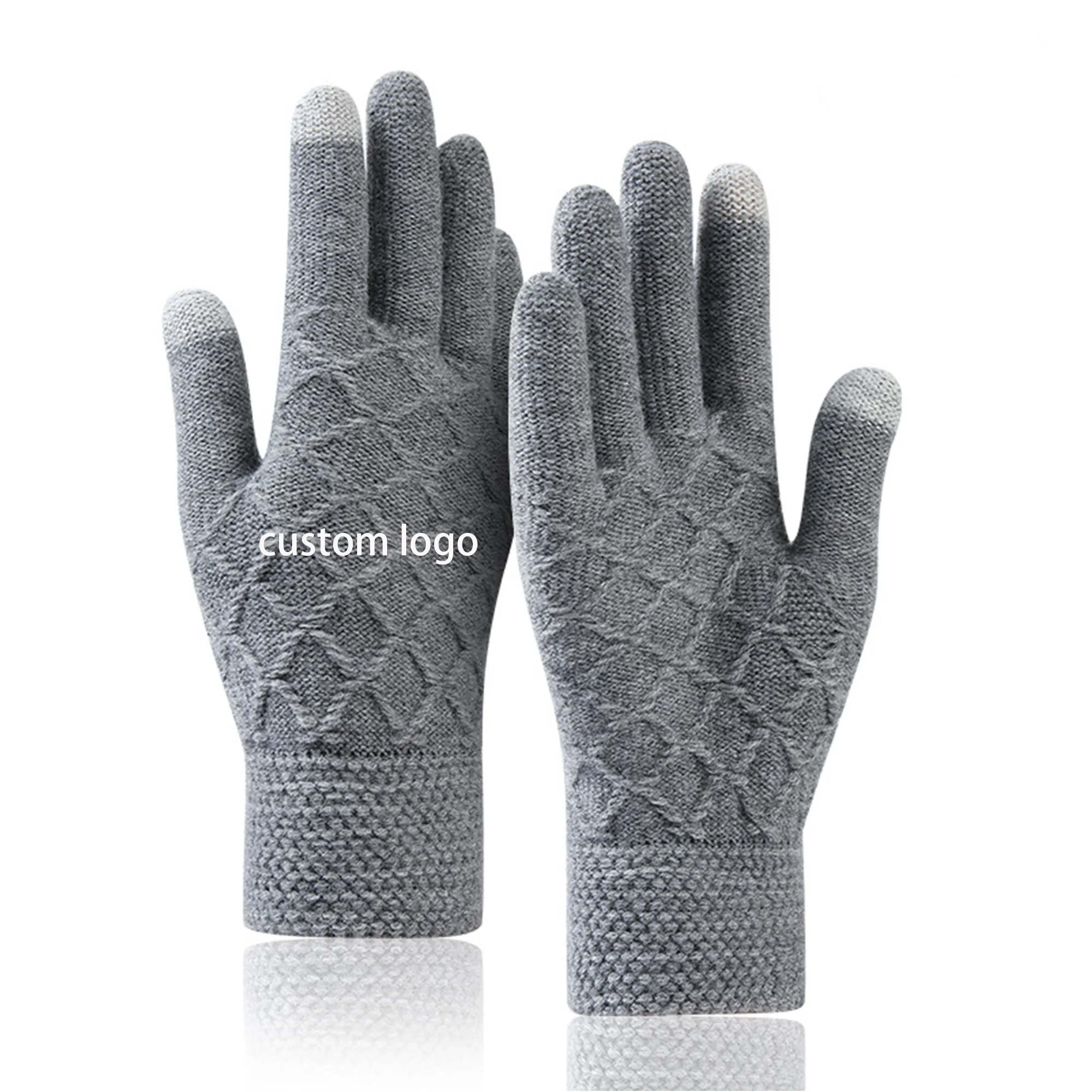 Cold Resistance Adult Gloves W/ 2 Finger Touch 2
