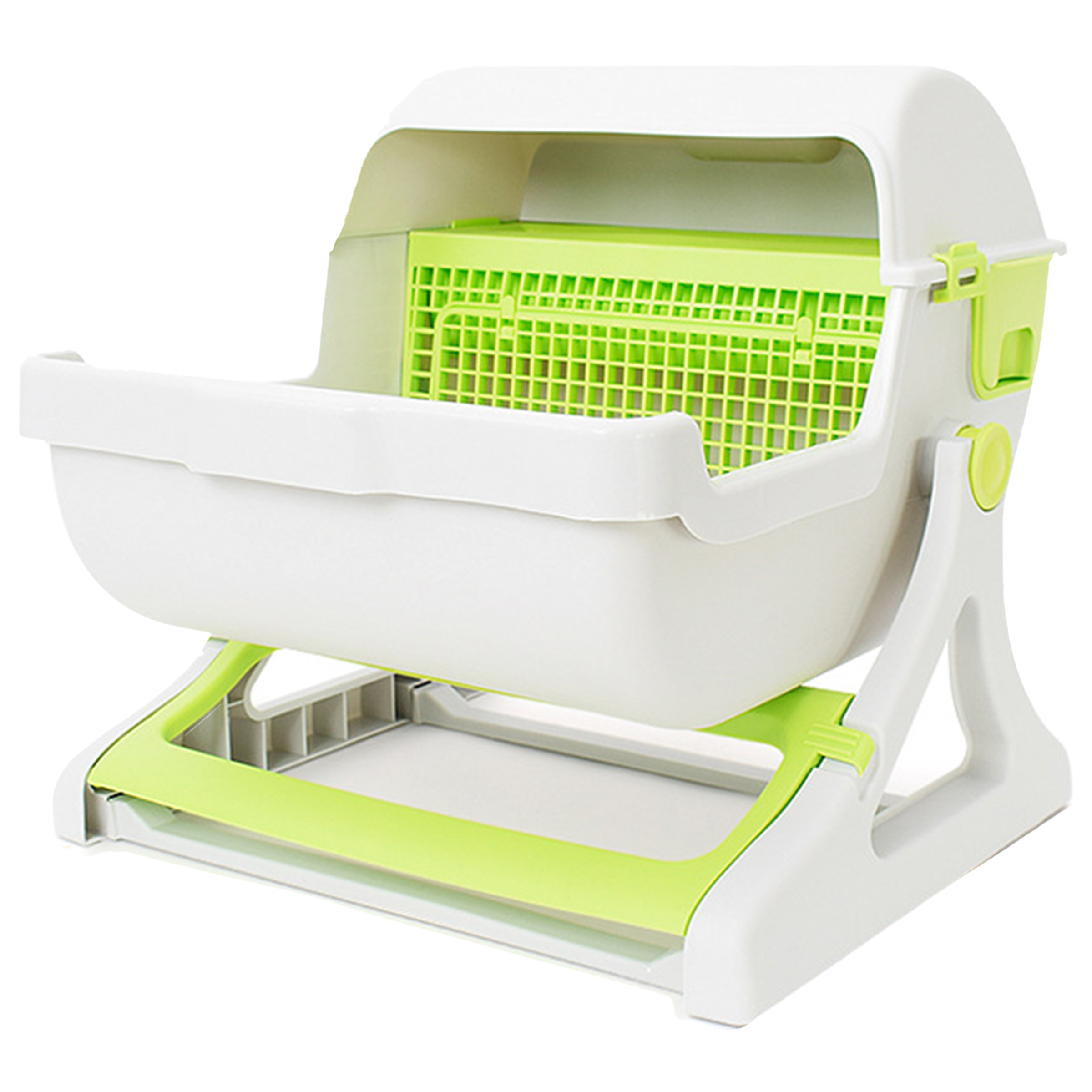Polypropylene Large Semi-Automatic Cat Litter Box 4