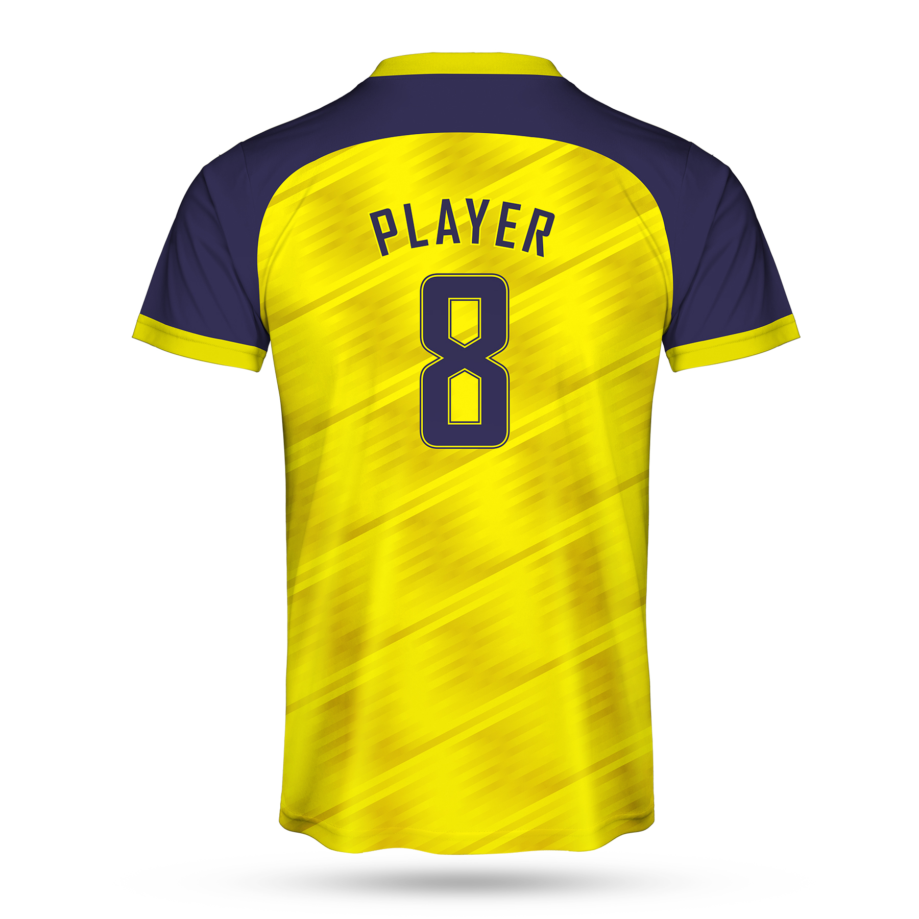 Custom Performance Personalized Rib Neck Soccer Jersey (Full Color Dye Sublimated) 4