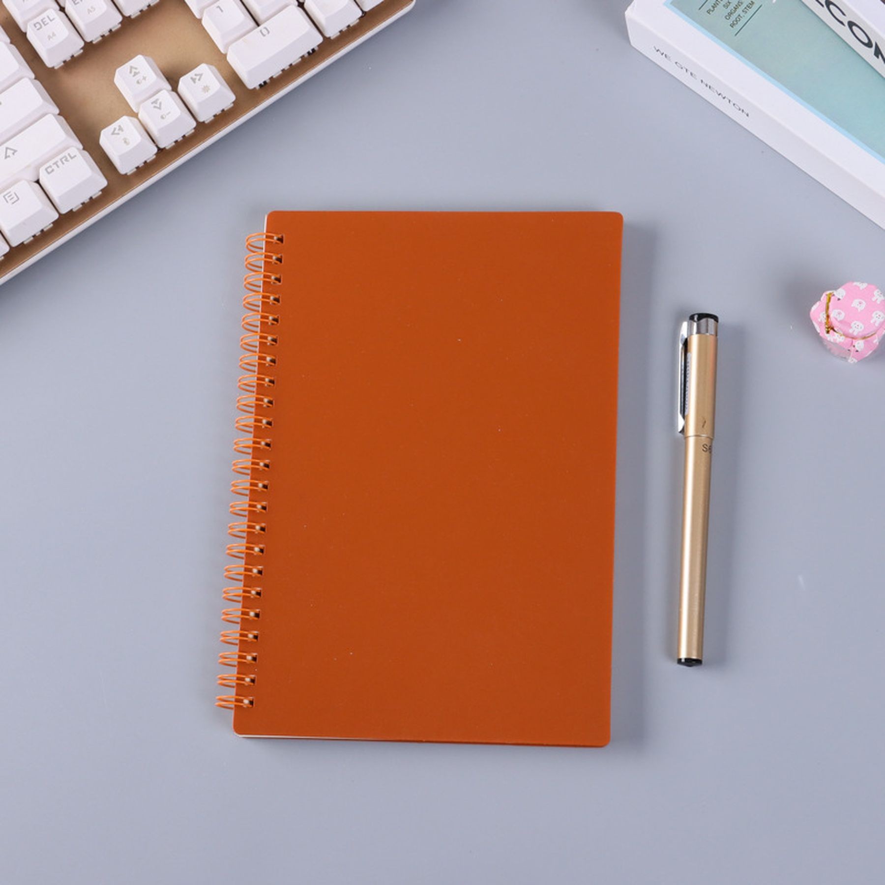 Spiral Notebook Plastic Hardcover College Ruled A5 Journals 10