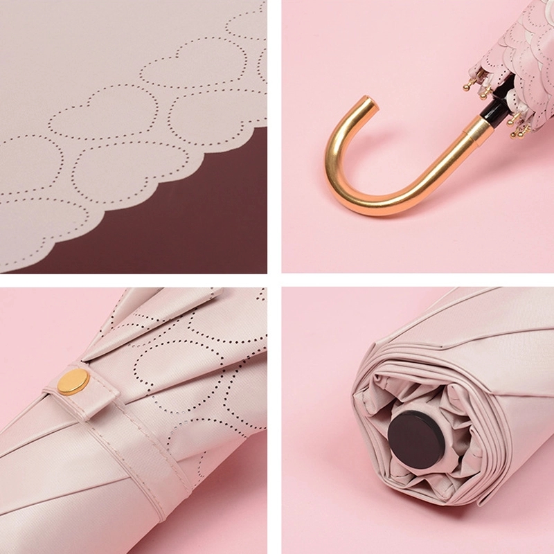 Custom Travel Folding Umbrella for Rain & Sun Protection 7