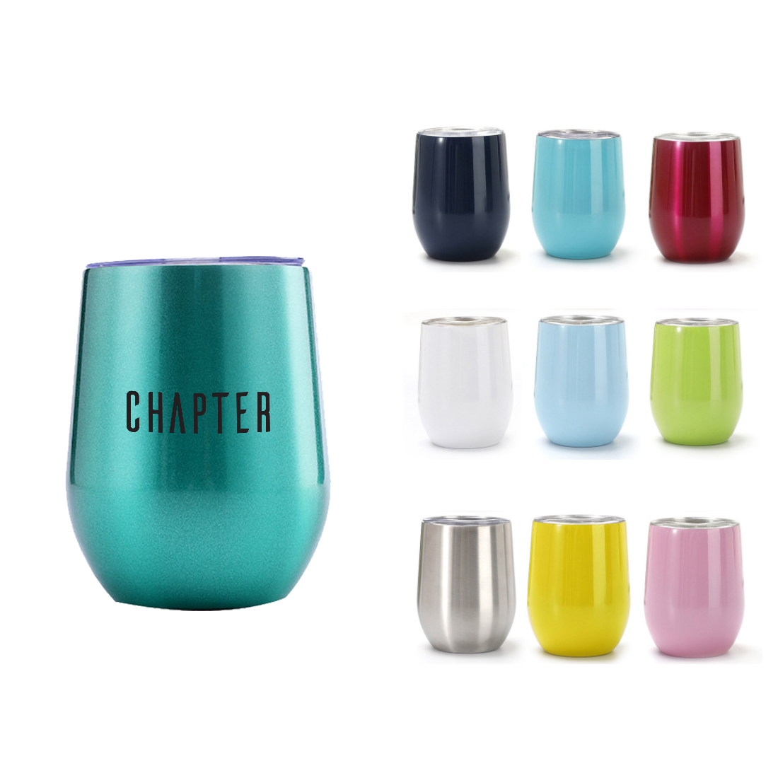 Classic Egg Shape Wine Tumbler 1