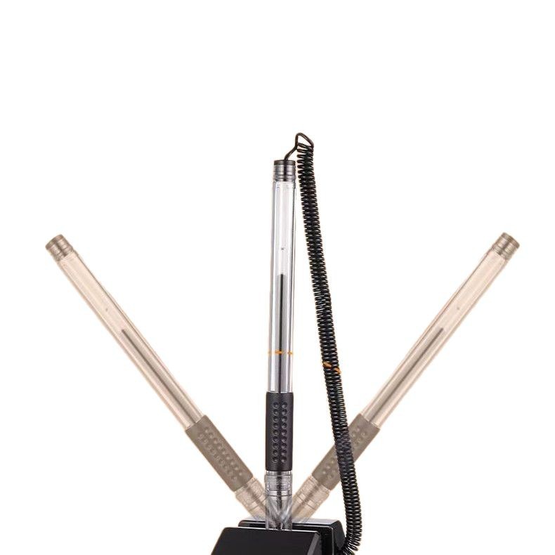 Desktop Pens with Plastic Chains and Pen Holder 2