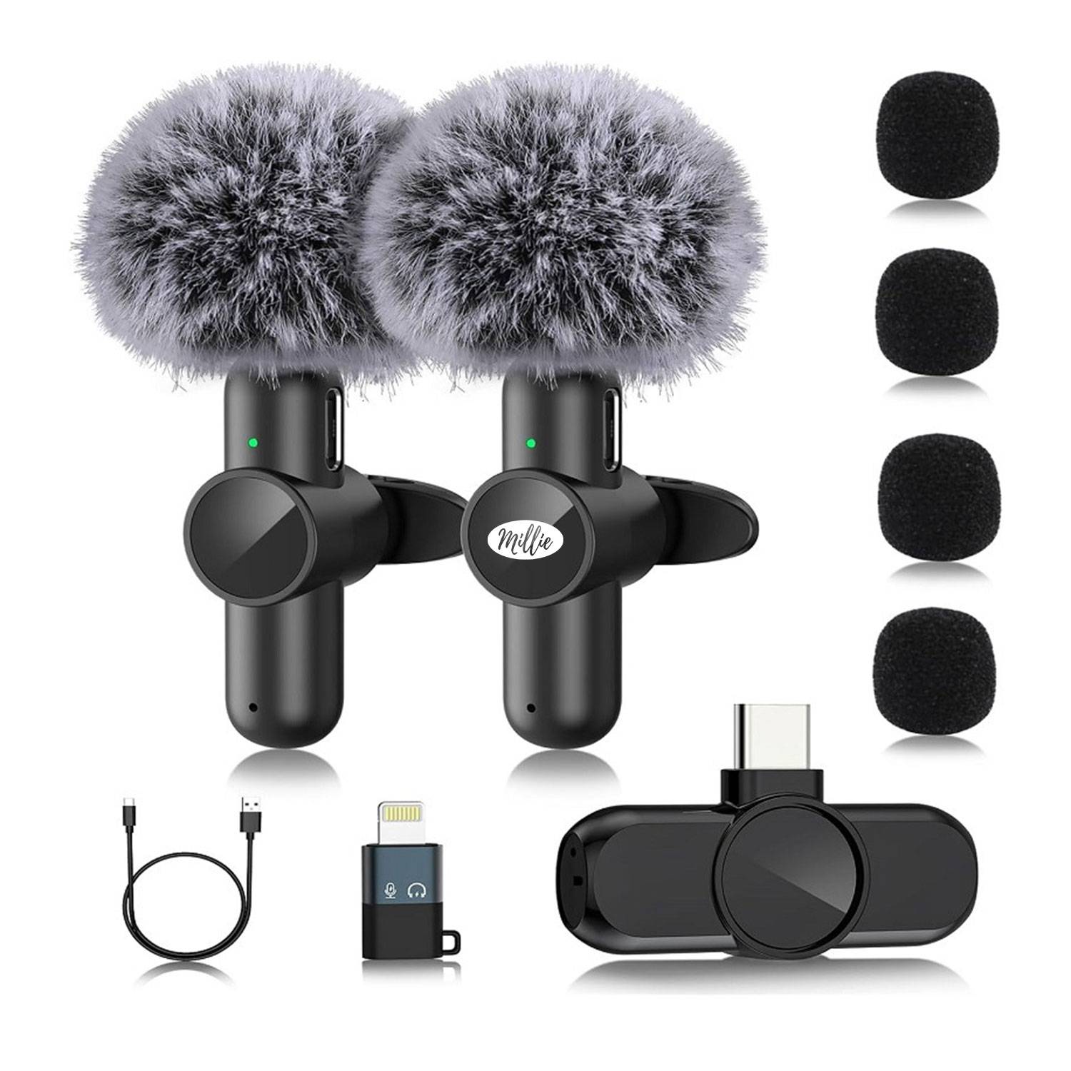 Professional Wireless Lavalier Lapel Microphone for iPhone 2
