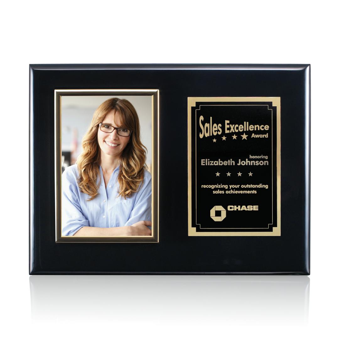 Metcalfe Plaque - Black/Gold 1