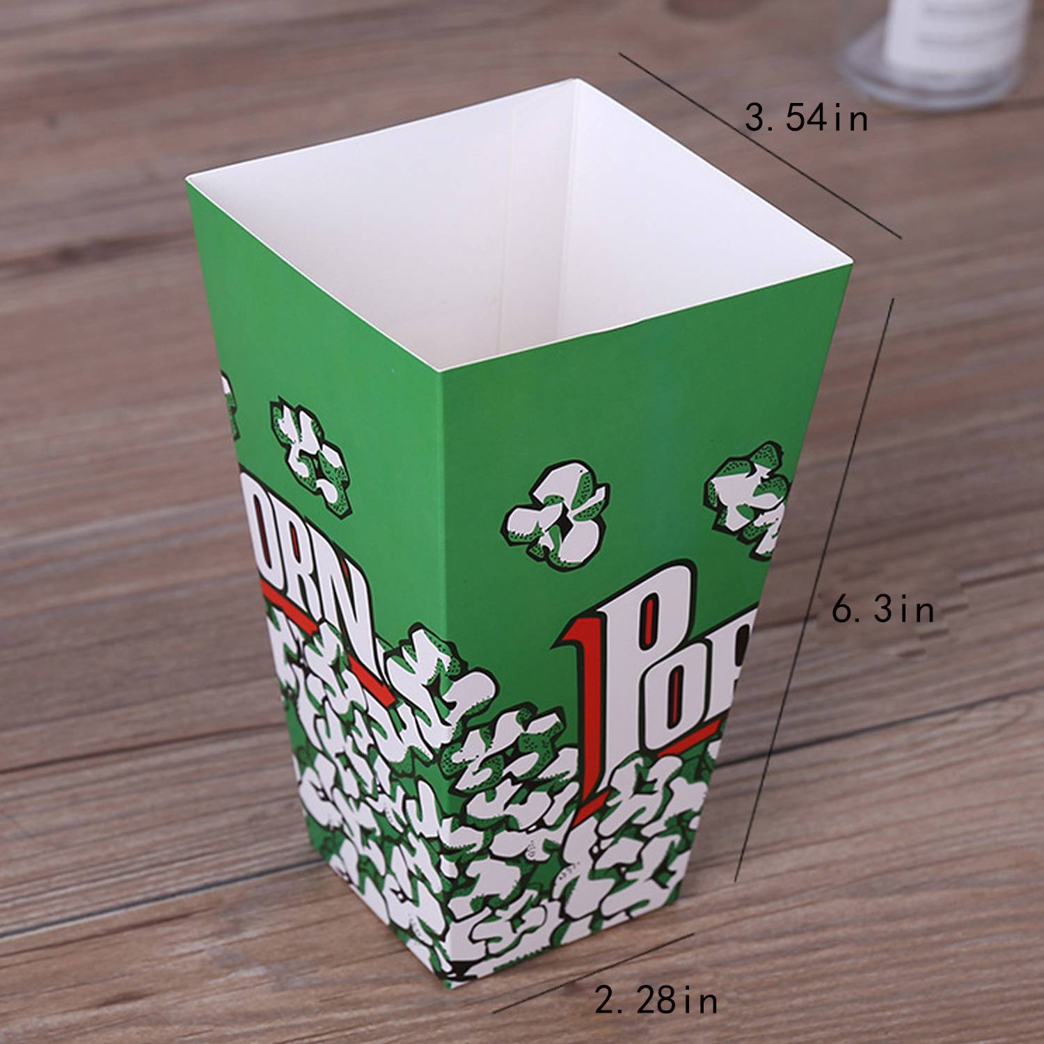 Square Disposable Food Folding Popcorn Paper Box 11