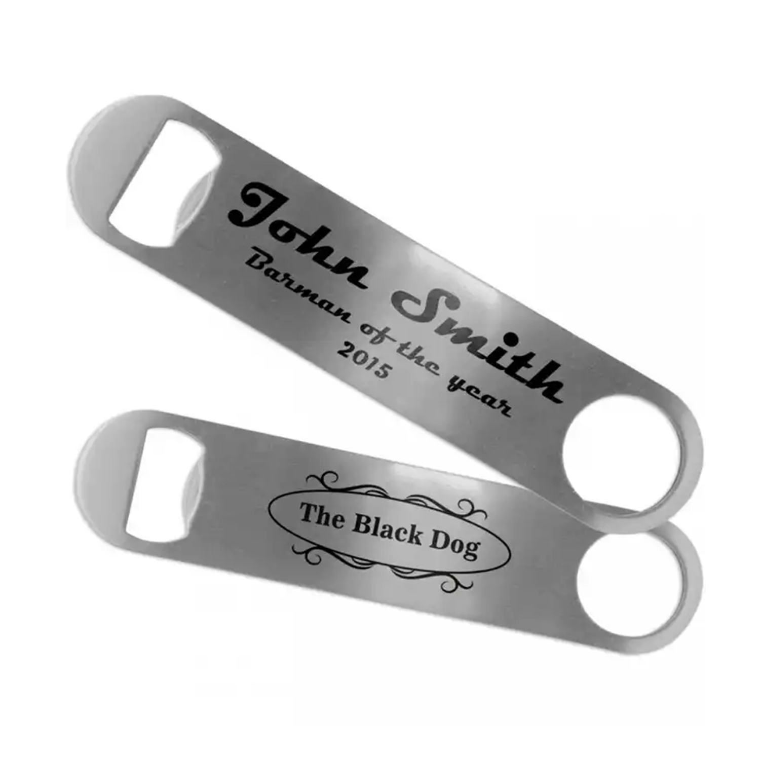 Stainless Steel Paddle-Style Bottle Opener 4
