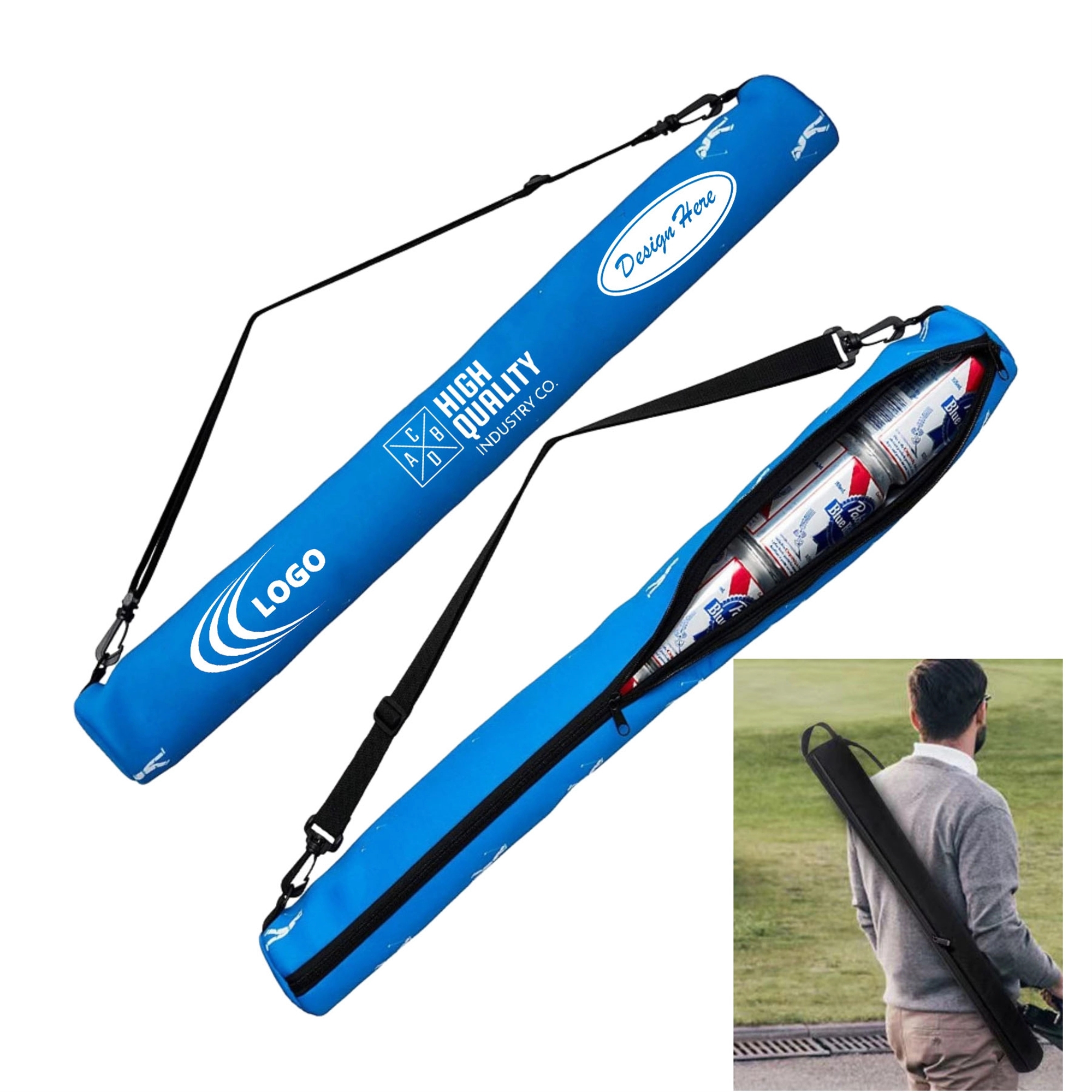 Golf Beer Sleeve 6 Can 4