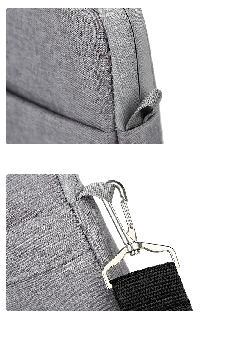 Waterproof Laptop Shoulder Messenger Bag 14.1 Inch Computer 8
