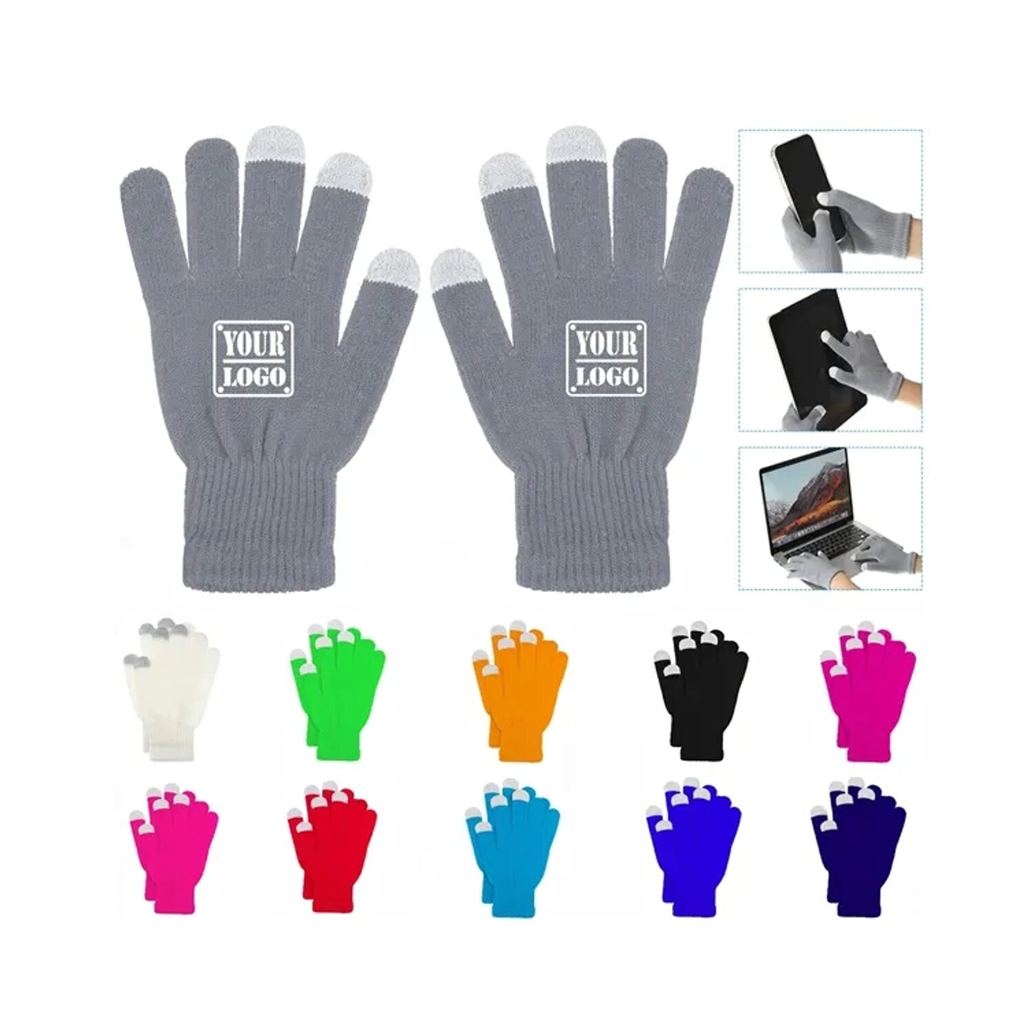 Touchscreen Acrylic Gloves 10