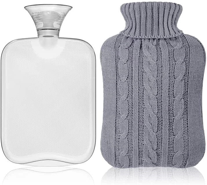 2000Ml 2 Liter Rubber Hot Water Bottle With Cover Knitted 5