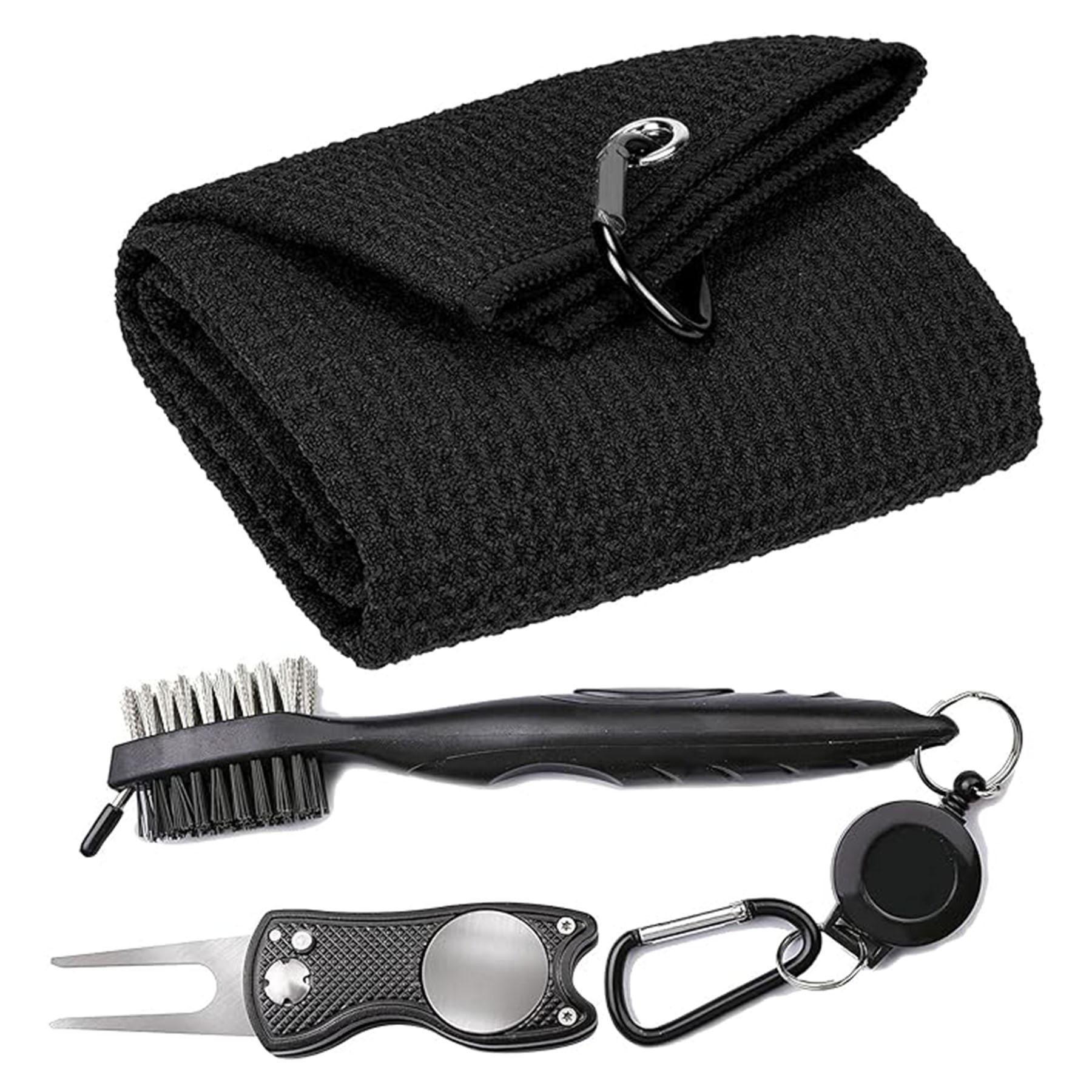 Golf Towel Brush Tool Kit 4