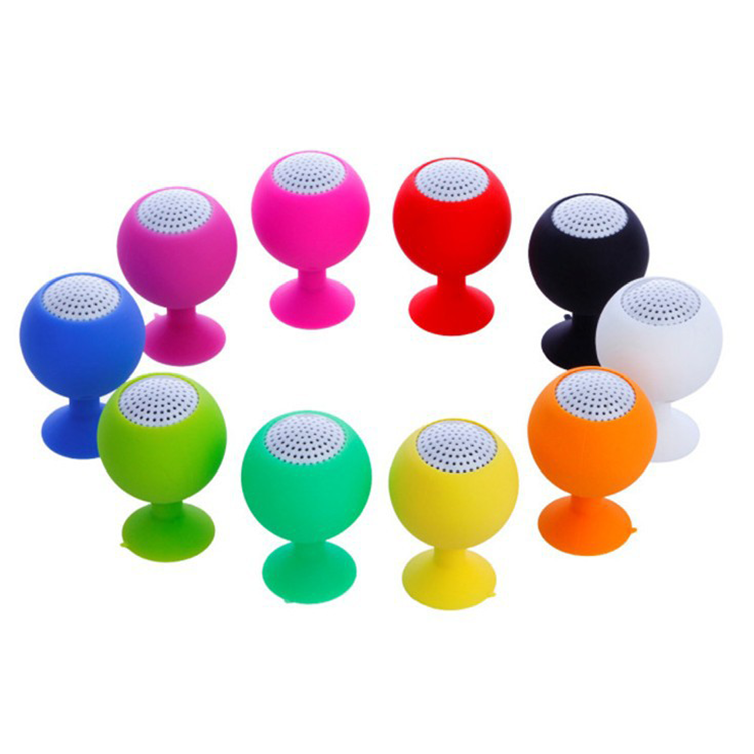Creative Mini Suction Cup Wine Glass Speaker 3