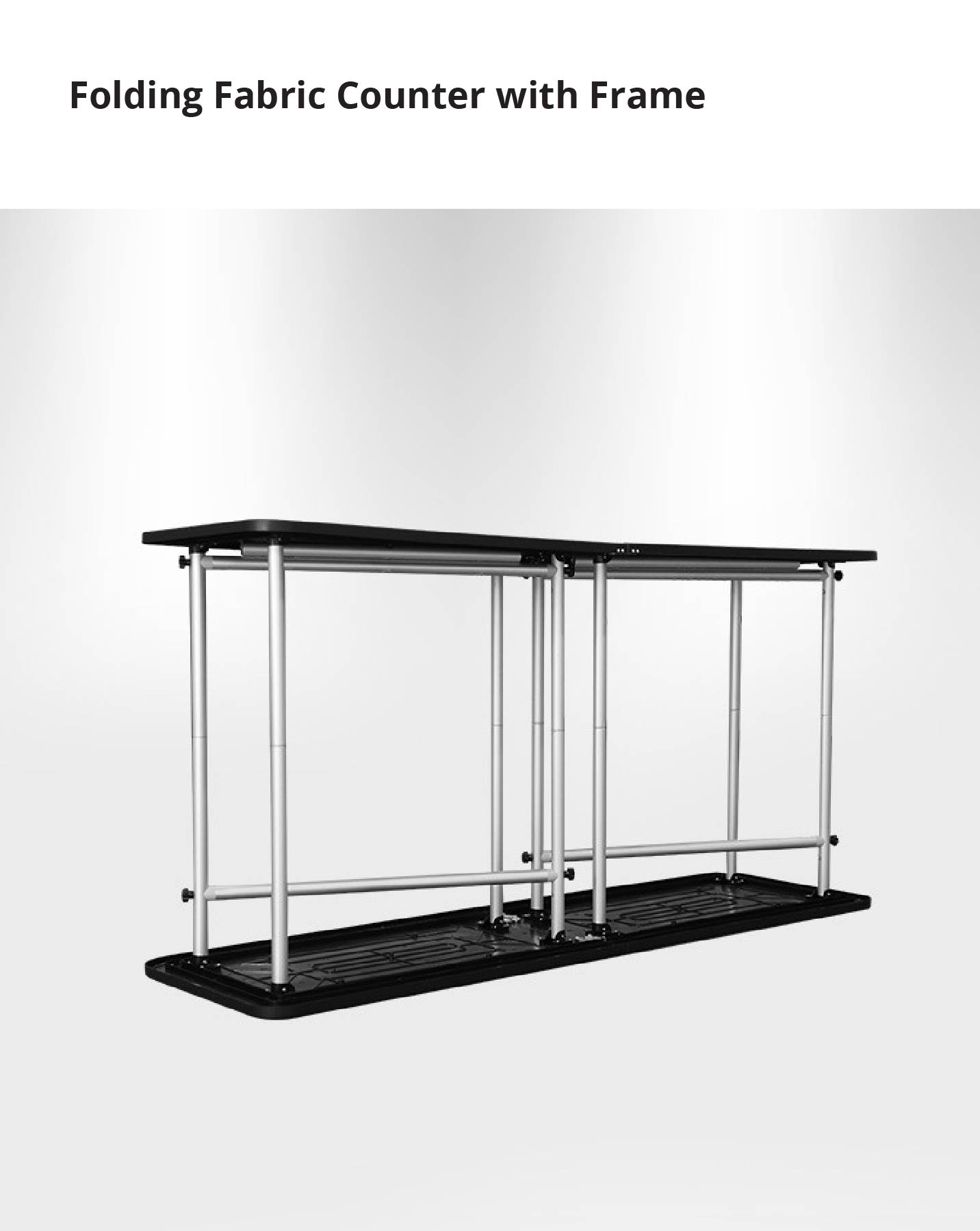 Folding Fabric Display Counter No Hardware 2
