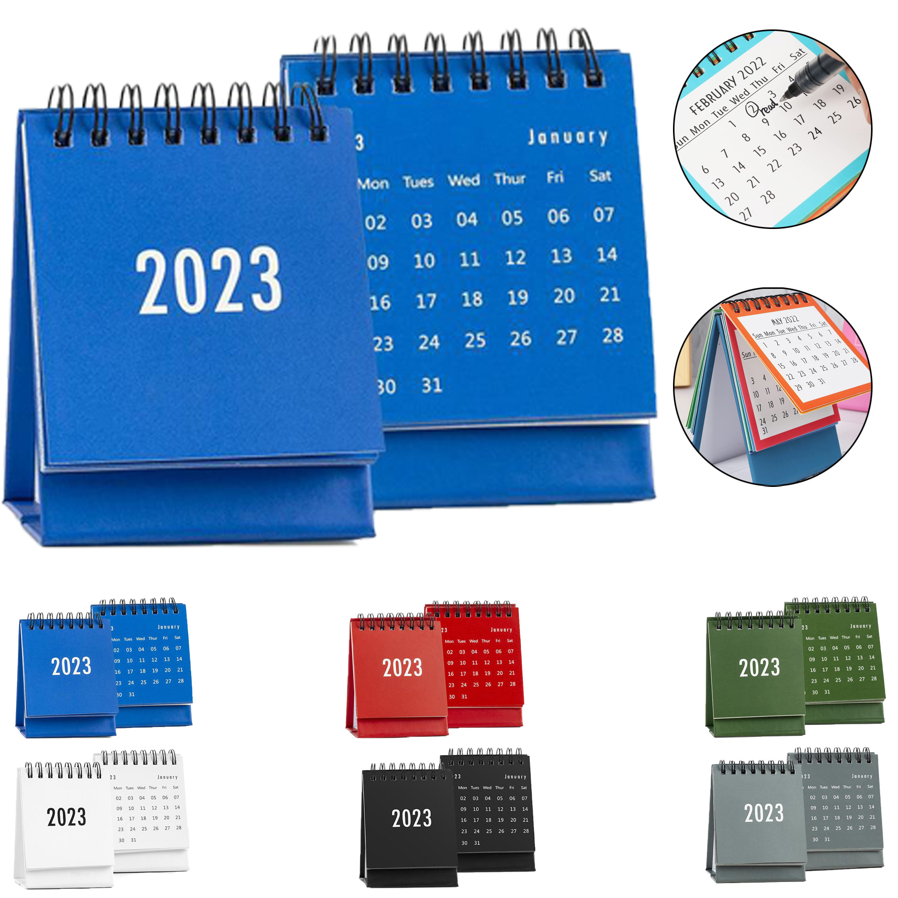 Mini Small Desk Calendar 2023 1