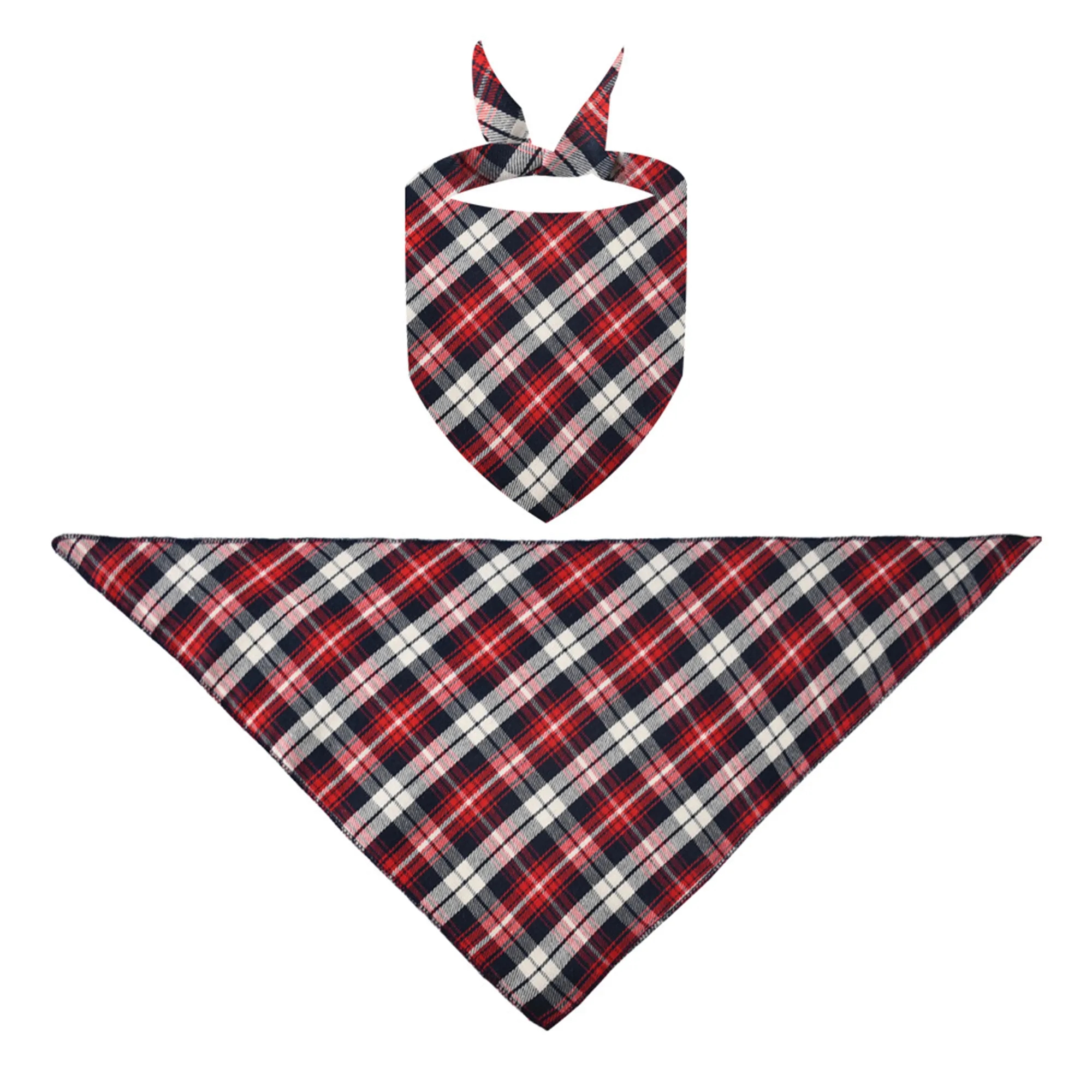 100% Cotton Triangle Pet Dog Bandana 2