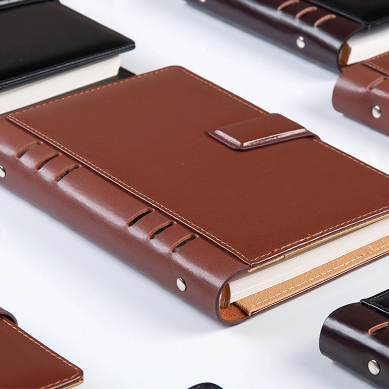 PU Leather A6/A5 Business Travel Journal Binder Notebook 15
