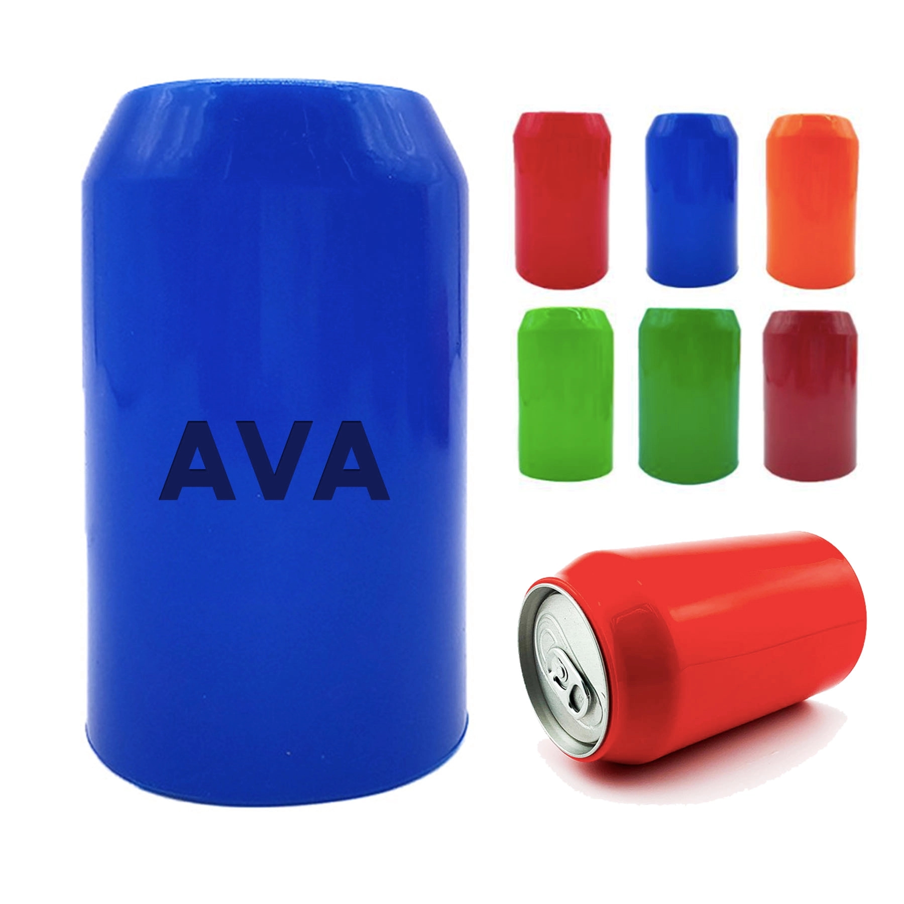 355Ml Silicone Can Sleeve, custom koozie with logo imprint 3
