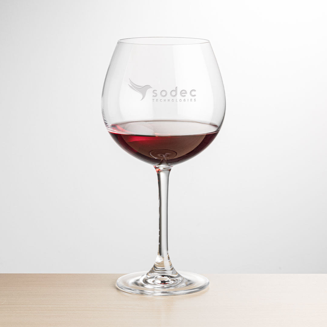 Burlington Burgundy Wine - Deep Etch 11