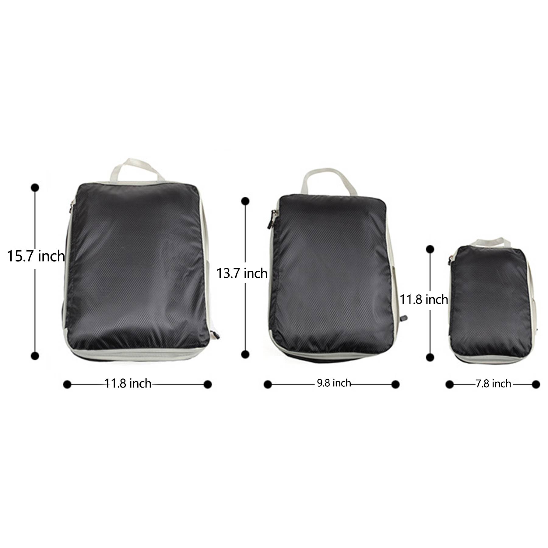 Large Travel Nylon Storage Bags Set 4