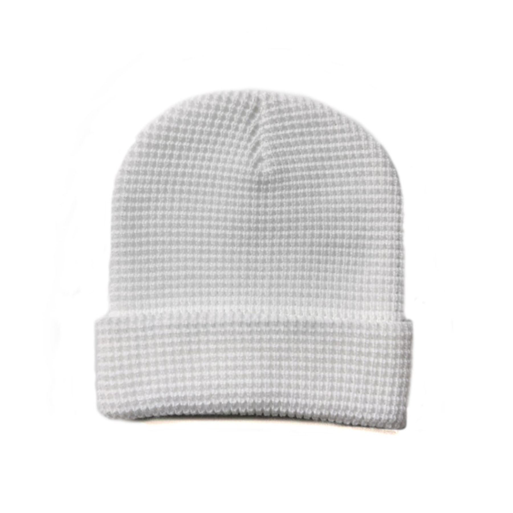 Solid Color Waffle Knit Hat 3