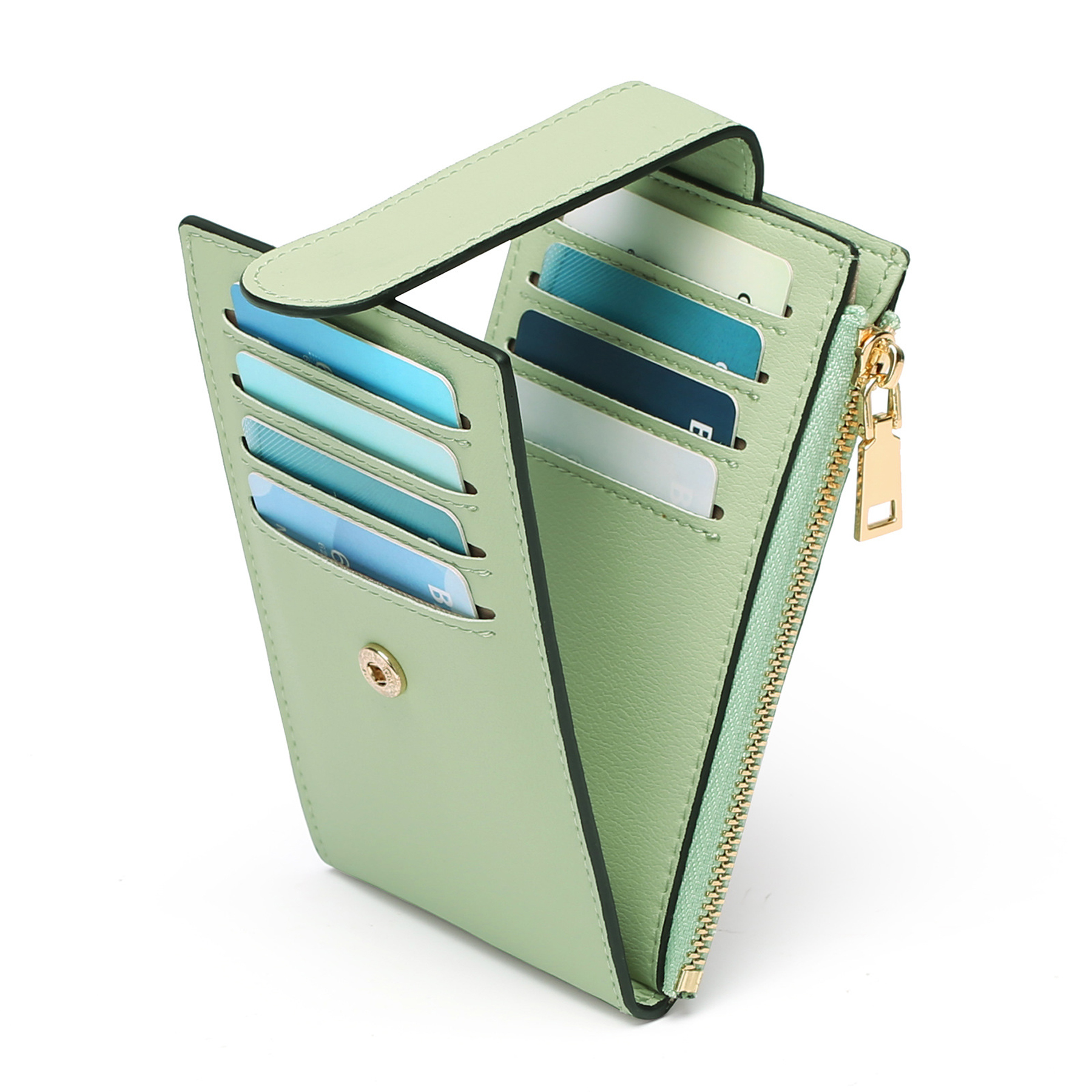 Women's RFID Blocking Slim Card Holder Wallet 2