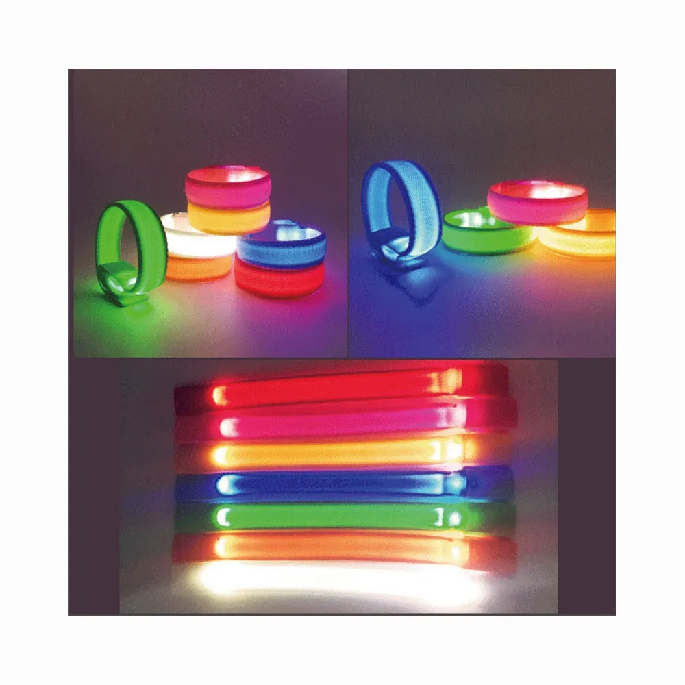 Glowing LED Safety Wristband Bracelets 7