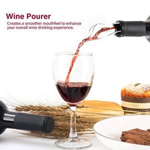 4 In 1 Black Plastic Automatic Electric Wine Opener With Foil Cutter 18