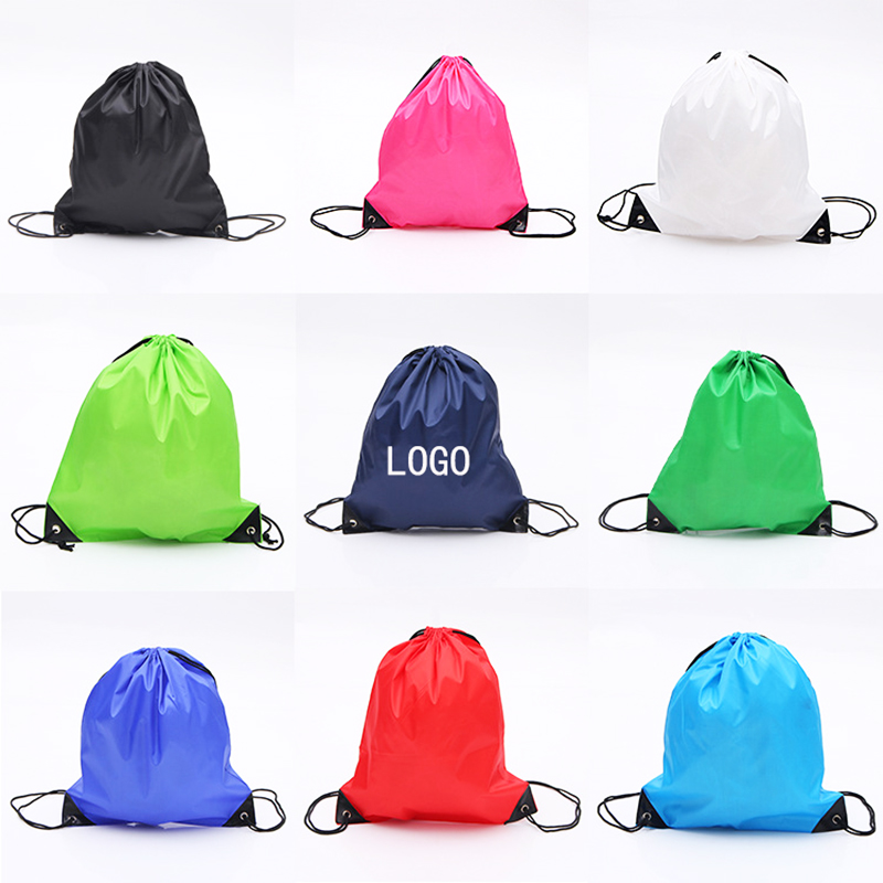 210D Polyester Drawstring Bags Backpack Bulk Sack 5