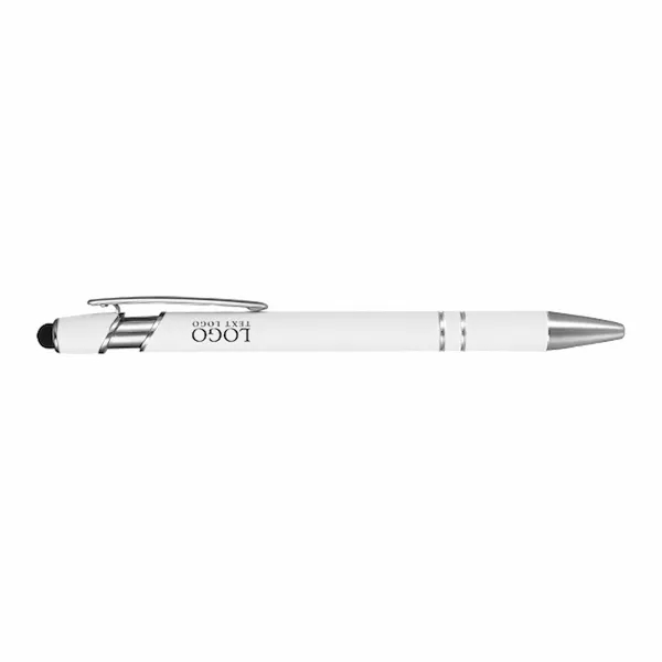 Custom Rubber Coated Stylus Ballpoint Pen 27