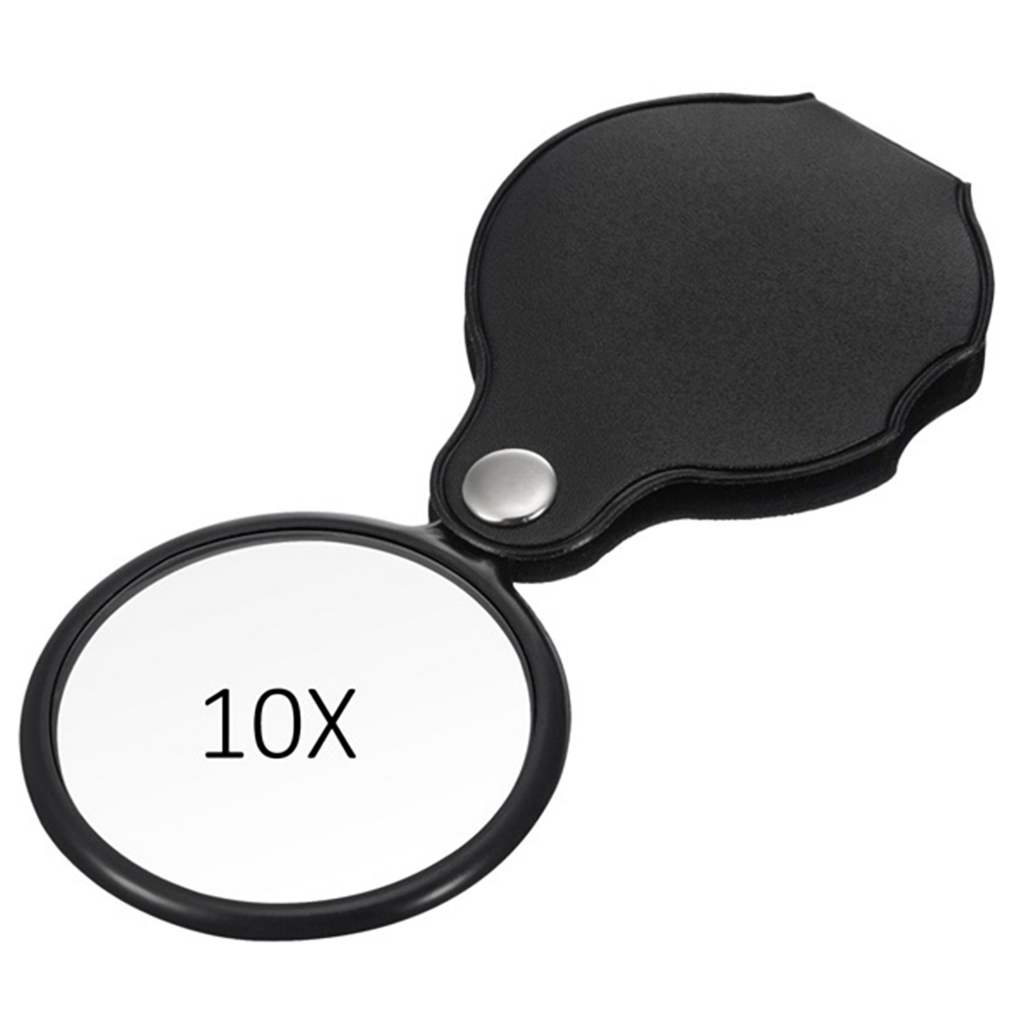 Compact Pocket PU Leather Magnifying Glass 2