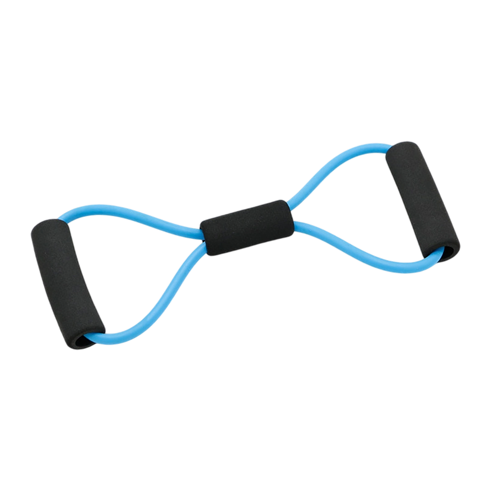 TPE Resistance Band With Foam Handle For Yoga And Strength Training 7