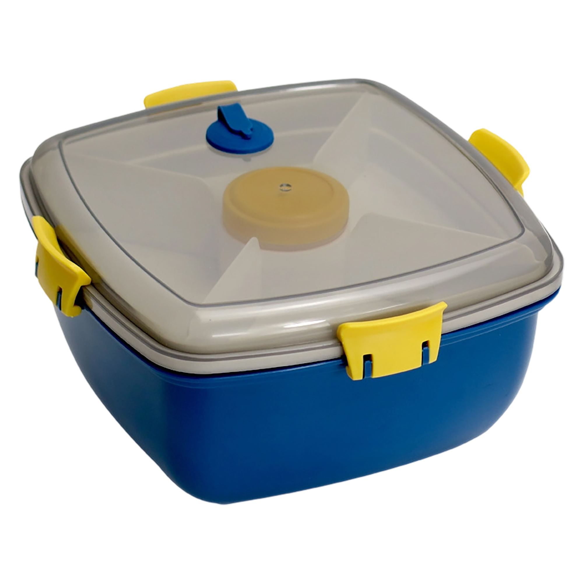 Plastic Food Storage Bento Box Set With Utensils 40 Ounce Capacity 6
