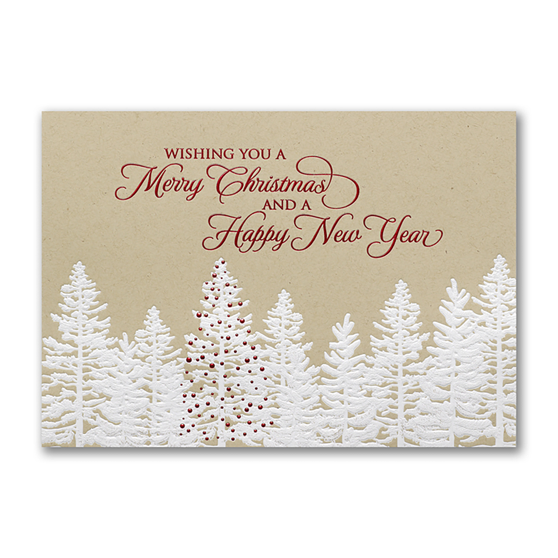 Rustic Christmas Forest Card 4