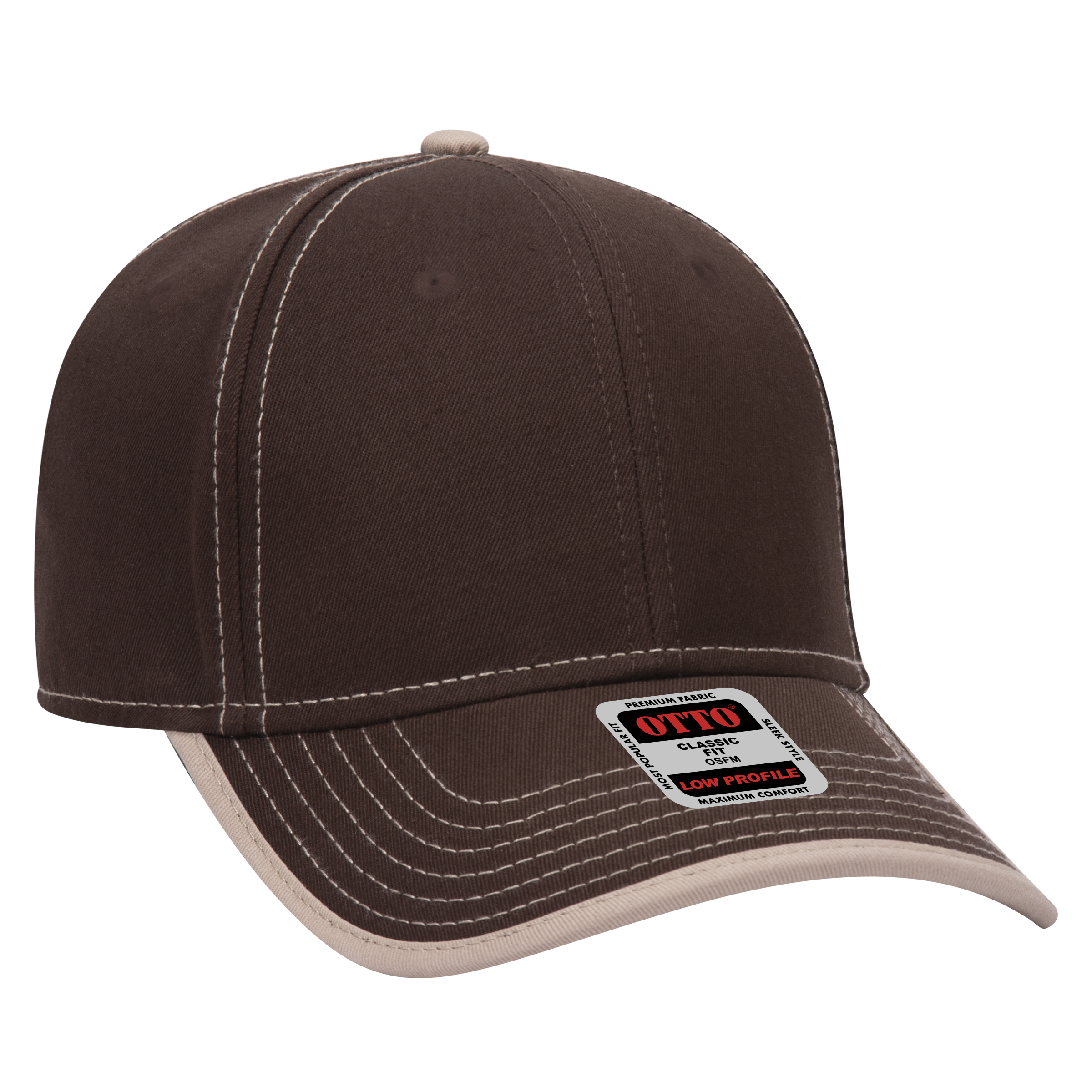OTTO CAP® 6 Panel Low Profile Baseball Cap 92