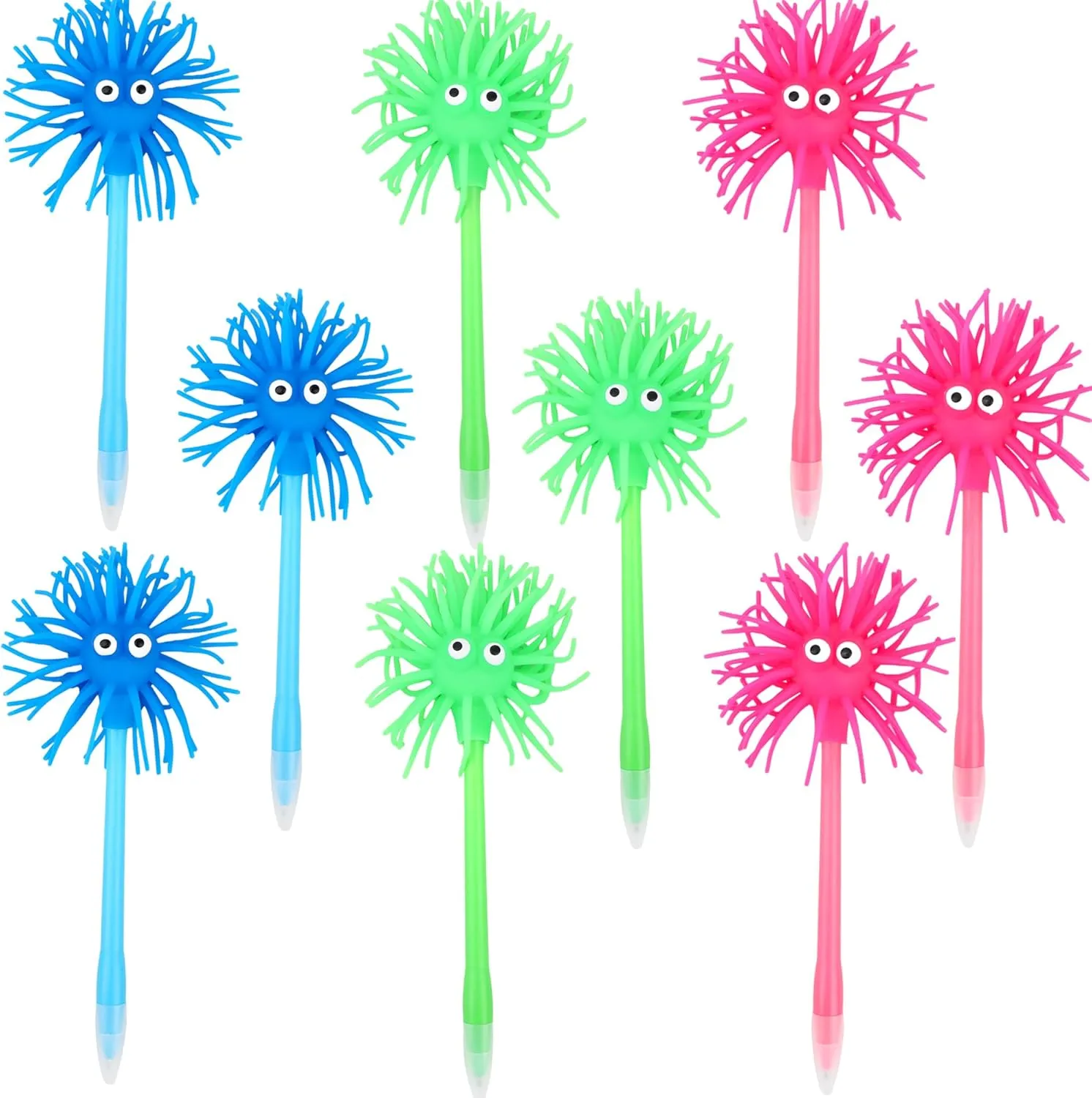 Cute Stress Relief Sea Urchin Shape Ballpoint Pens 4
