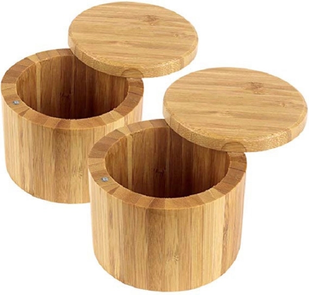 Round Bamboo Spice Rack 2