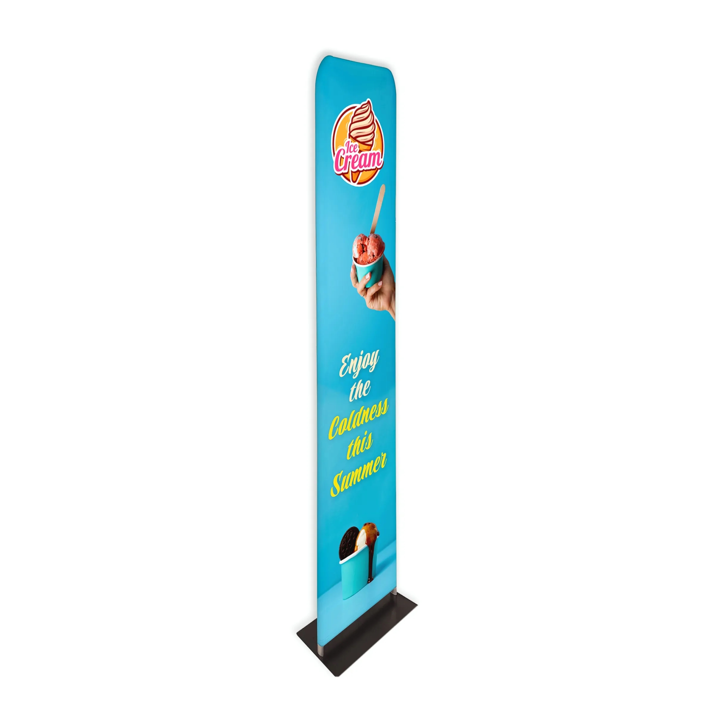 Tube Banner, Double Sided Digitally Printed - 10'x2' 1