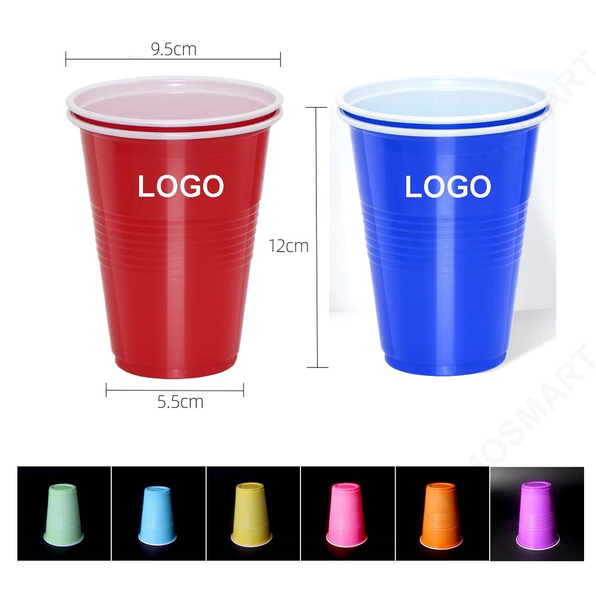 12 Oz. Disposable Plastic Cups 2