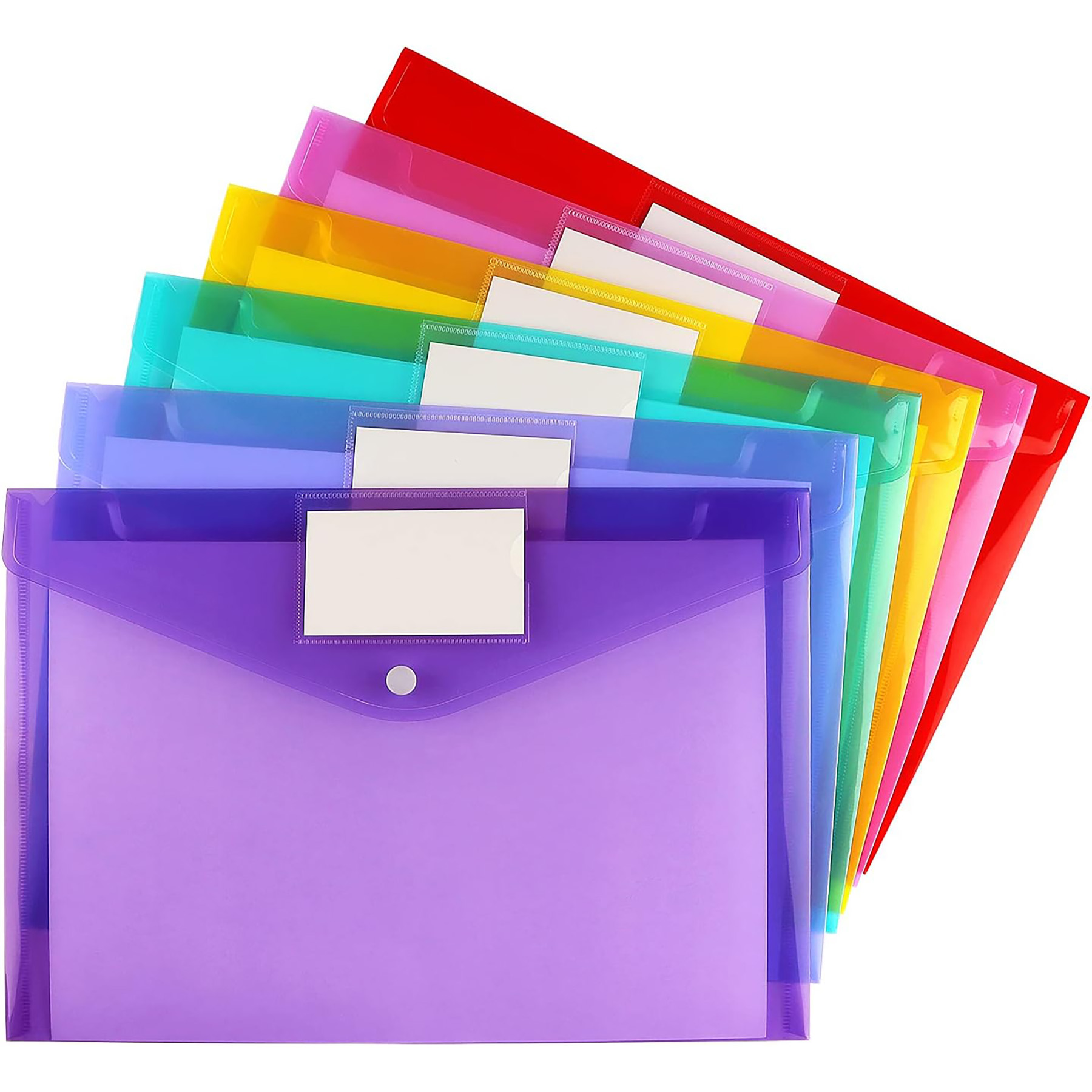 Clear Document Folders Plastic Envelopes 9