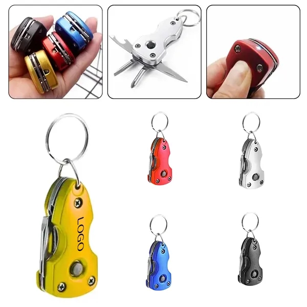 LED Keychain Knife Tool - EDC Multifunctional 7