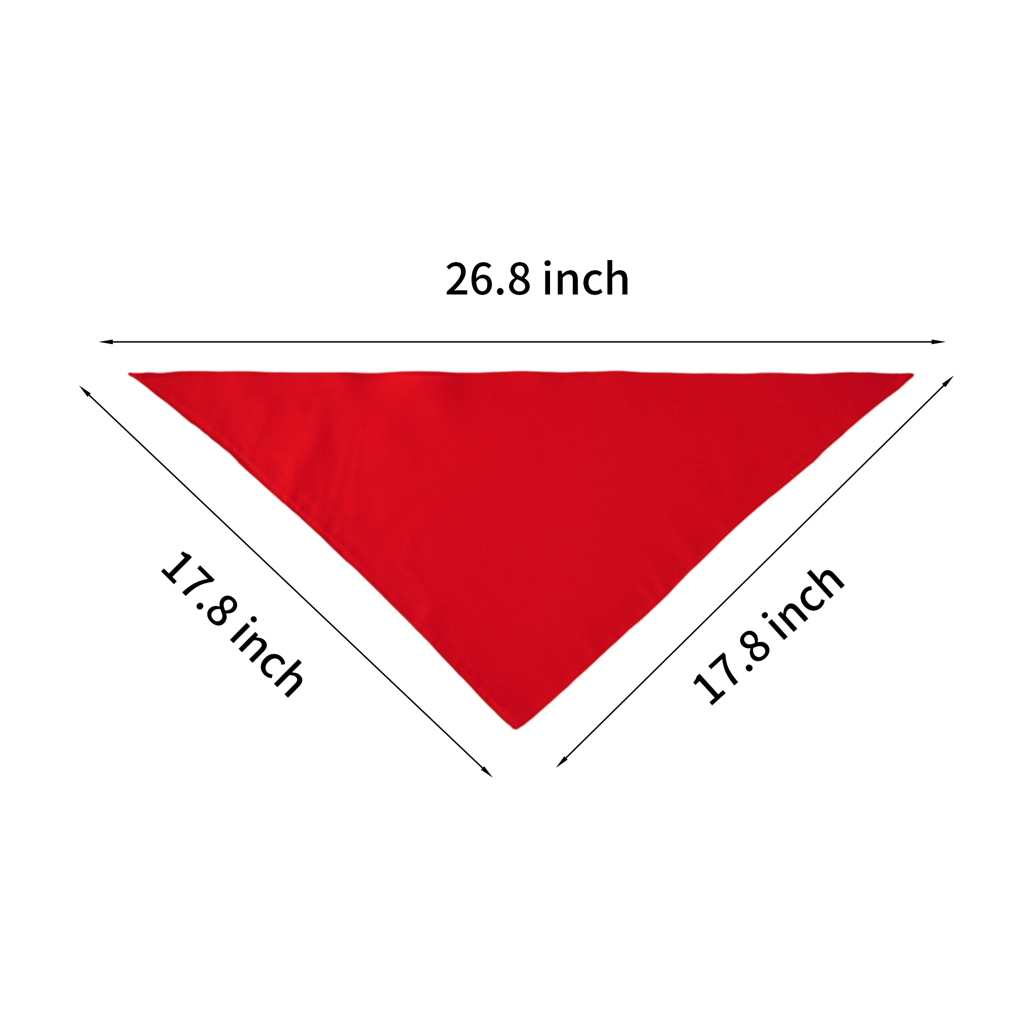 Customizable Triangle Pet Bandanas for Medium to Large Dogs 8