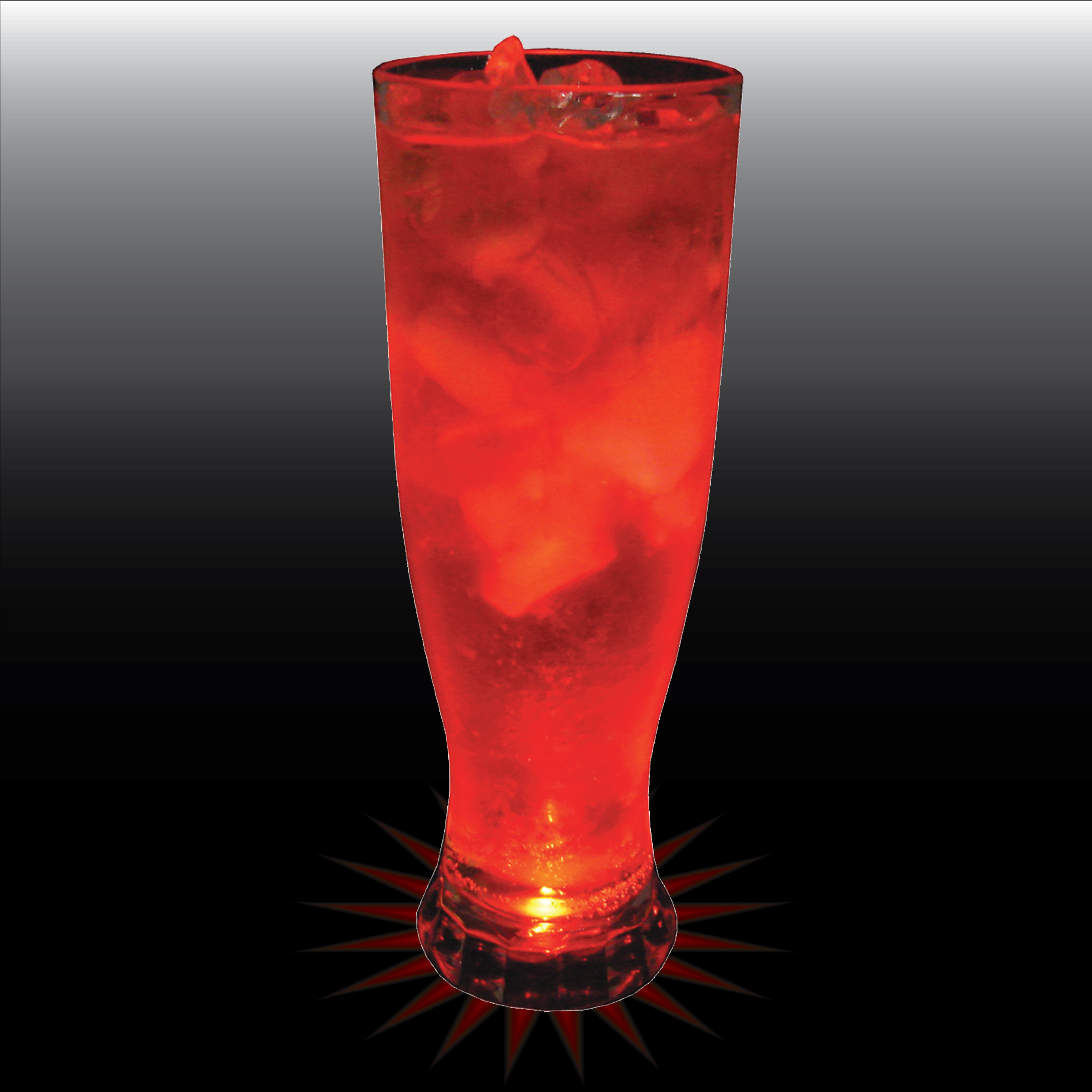 22oz Single Light Tall Fluted Plastic Pilsner Cup 6