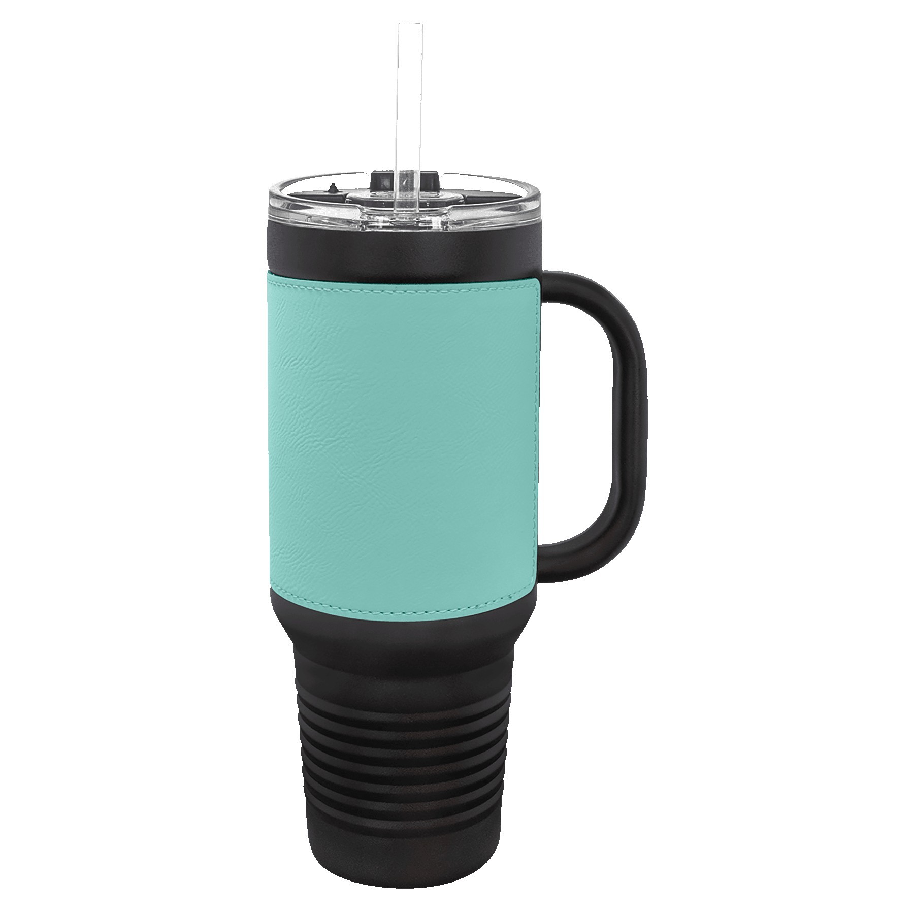 Polar Camel 40oz Black Stainless Steel & Leatherette Travel Mug 19