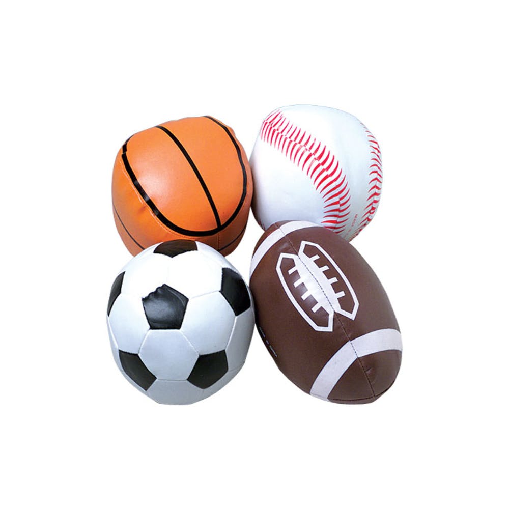 Foam Sports Balls - Assorted 4.5" 1